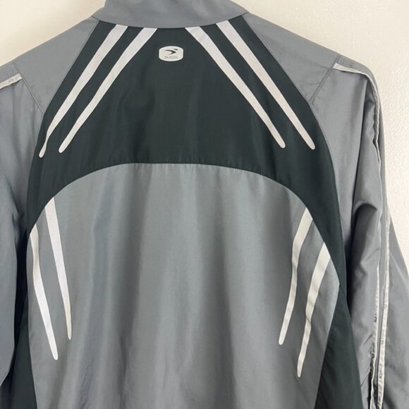 Sugoi Track-Style Cycling Reflective Grey Shell Jacket Men's Size XL - Picture 7 of 8